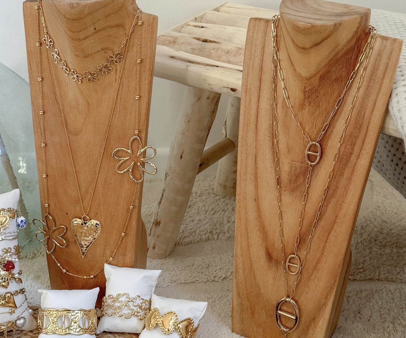 Sautoirs en acier inoxydable L'Écrin Inelya